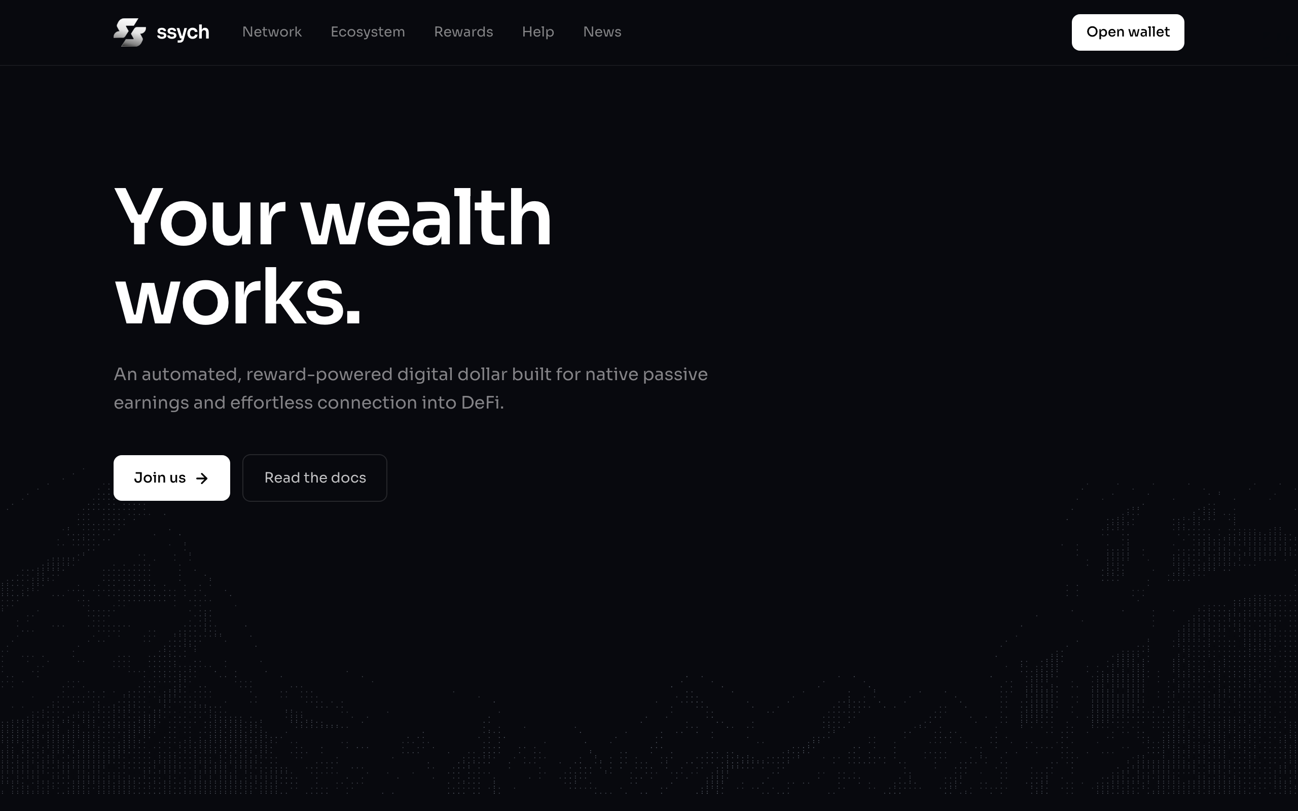 Stablecoin Landing — page preview